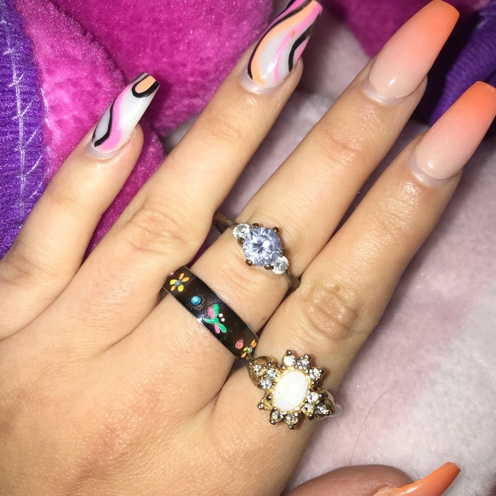 VINTAGE RING BUNDLE (SIZE 10)